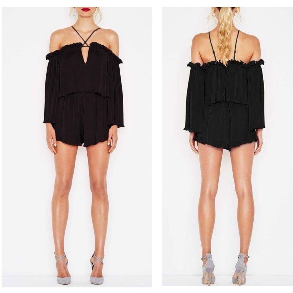 Alice McCall, Locomotion Playsuit in Black US10